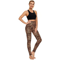 1 x RAW Customer Returns FuelMeFoot Leggings Women High Waist Opaque Leggings with Tummy Control Slim Fit Comfortable Soft Elastic Sports Leggings. 1 Pack-03-Leopard L XL - RRP €11.99