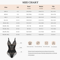 1 x RAW Customer Returns Popilush Women s Thong Bodysuit V-Neck Bodysuits Tummy Control Corset Black Reducing Shapewear - RRP €58.18