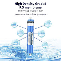 1 x RAW Customer Returns Huining Reverse Osmosis Residential RO Membrane Water Filter Cartrige Replacement for 5 Stages, Home Drinking Water Filtration System... 75G 2  - RRP €36.96