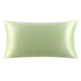 1 x Brand New PiccoCasa 25 Momme Pillowcase Made of Double-Sided 100 Silk Pillowcase for Hair and Skin - Mulberry Silk Pillowcase - with Hidden Zipper Olive Green 40 80cm - RRP €41.84