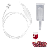 1 x Brand New Wine siphon, brew siphon tube, wine siphon filter set, wine siphon filter, siphon tube hose filter, siphon tube brewing, equipment for making wine at home, with fermentation tube, for wine, rice wine - RRP €20.4