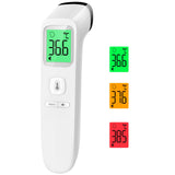 1 x RAW Customer Returns Fever Thermometer Contactless Forehead Thermometer, Digital Infrared Thermometer for Babies and Adults with Instant Accurate Readings, Fever Alarm, LCD Display and 35 Memory Recall White  - RRP €14.38