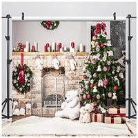 1 x RAW Customer Returns AIIKES 10x10FT Christmas Photography Backdrop Christmas Tree Gift Fireplace Background Baby Newborn Photography Background Photography Studio Background 10-302 - RRP €48.99