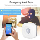 1 x RAW Customer Returns Liseng for Tuya WiFi PIR Motion Sensor Wireless Infrared Detector Security Burglar Alarm Sensor Smart Life APP Control - RRP €22.18