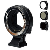 1 x RAW Customer Returns JJC EF - EOS R adapter with drop-in C-PL variable ND filter, replaces Canon drop-in filter mount adapter for Canon EF EF-S lens on RF mount camera EOS R10 R7 R6 R5 R RP - RRP €151.25