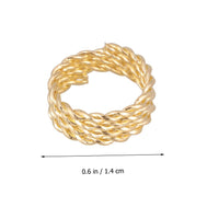 1 x Brand New COHEALI 30pcs Braiding Hair Accessories Hair Jewelry Headwear For Women Dreadlocks Beads Golden Accessories For Women Rings For Women Hair Braids Beads Dreadlocks Rings Hair Ring - RRP €18.0