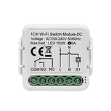 1 x RAW Customer Returns MHCOZY Tuya Smart Life app Dry Contact WiFi Relay Module, 1 Channel DC 12 24V AC 100-240V, Works with Alexa Google Home - RRP €22.08