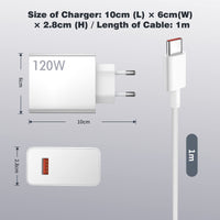 1 x RAW Customer Returns USB Charger and USB C Cable for Redmi Note 13 Pro 12 Pro 11 5G, 120W 6A Turbo Charging Charger Adapter and 1M HyperCharge Type C Cable for Xiaomi 12 Pro 13T Pro Poco F4 GT Black Shark 5 4 Pro 3 - RRP €57.86