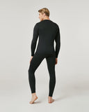 1 x RAW Customer Returns LAPASA Men s Thermal Fleece Suit Thermal Tights Thermal Shirts Winter Sports Set Ski Snowboard Sports Running Trekking 11 Black M - RRP €30.3