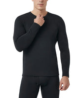 1 x RAW Customer Returns LAPASA Pack of 2 or 1 Thermal Weight Shirt Men Long Sleeves Base Layer Undershirt - Winter Outdoor Sports Hiking Ski Snowboard Black Pack of 1 L - RRP €26.99