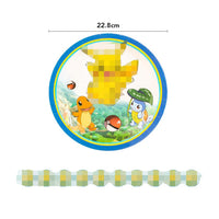 1 x Brand New Umbrean children s party tableware decoration for 8 people, including cake plates, cups, and napkins, for birthday party decoration for boys - RRP €19.2