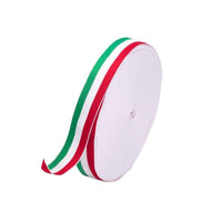 1 x RAW Customer Returns PWHUYJLEY Tricolor Red White Green Decorative Gift Ribbon 10M Medal Ribbon for Arts Crafts and National Celebrations Patriotic Banner 10M X 30MM  - RRP €7.99