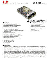 1 x RAW Customer Returns MeanWell CV Power Supply Transformer 24V 150W 6.5A LRS-150-24 For Led Products - RRP €25.28