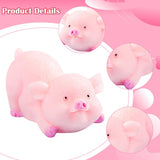 10 x Brand New LOMUG Small Lucky Pig Figures Pink, 8 Styles Mini Pigs Lucky Charm New Year s Eve for DIY Craft Table Decoration Cake Decoration Child Birthday Party Mother s Day 16 Pieces  - RRP €147.1