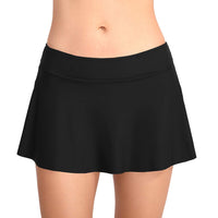 1 x Brand New FEOYA Swim Shorts Women UV Protection Bikini Skirt Swimming Bikini Bottoms Water Sports Board Shorts Black M - RRP €25.99