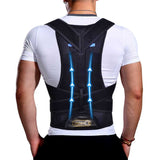 1 x RAW Customer Returns Back support, improved back correction belt with pocket, posture correction back women men, align spine back straightener, improve posture, back shoulder pain relief M  - RRP €31.2