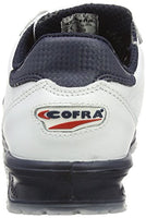 1 x RAW Customer Returns Cofra Nuvolari S3 SRC safety trainers, in white leather, size 45 - RRP €72.11