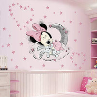 1 x RAW Customer Returns Kibi XXL Wall Sticker Mickey Mouse Wall Sticker Mickey and Minnie Wall Sticker Mickey Mouse wall sticker Mickey Mouse wall sticker children s room Micky Mouse sticker wall decoration wall stickers Mickey Mouse - RRP €16.14