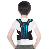 1 x RAW Customer Returns Posture correction back children, posture corrector children posture trainer back bandage straightener back stabilizer with 2 aluminum support plates for slouch back pain thoracic kyphosis - RRP €35.87