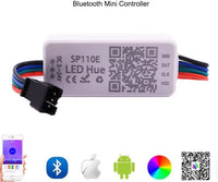 1 x RAW Customer Returns Bluetooth Controller SP110E LED Controller Bluetooth Smart iOS Android App 1024 Pixels for SK6812 RGB RGBW APA102 WS2801 RGB RGBW LED Strip DC 5-24V - RRP €11.59