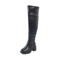 1 x RAW Customer Returns GABYLOU XL wide calf boots - Model Emmanuelle, Black23, 38 - RRP €79.75