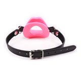 1 x RAW Customer Returns OnundOn Gag Mouth Extreme Silicone Mouth Gag Ring Ball Gag BDSM Gag Leather Ball Gag Mouth Penis Gag Woman Sex SM Mouth Gag Pink  - RRP €13.03