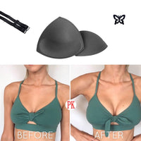 1 x Brand New Bra clip, bra strap clips, bra clips, bra strap connector clip, bra anti-slip holder, bra clips for bra straps, bra inserts, breast pads, bra anti-slip holder, bra clips for bra straps, black - RRP €27.6