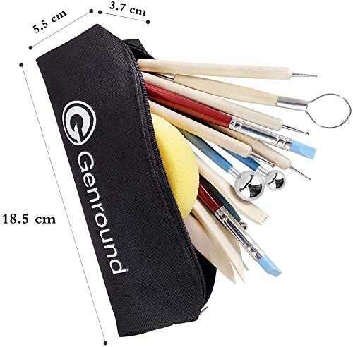 Polymer Clay Tools Genround 25 Pcs Polymer Clay Sculpting Tools