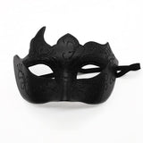 2 x RAW Customer Returns Seglory Venetian Masks, Masquerade Mask Venetian Cosplay Mardi Gras Disguise Masked Ball Venice Carnival Theme Party Costume Mask for Men and Women Black  - RRP €26.2