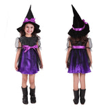 5 x Brand New Gohytal witch costume for girls carnival, children s costume carnival girls, role play carnival clothing, masquerade cosplay Cologne carnival Halloween witch costume with hat set for girls - 130cm - RRP €96.0