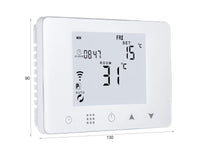 1 x RAW Customer Returns LEDLUX - LL0253 - Wall-mounted Wi-Fi thermostat for gas boilers, 503 built-in box, Italian version, digital, programmable, compatible with Amazon Alexa Echo, 3 A, 220 V - RRP €49.73