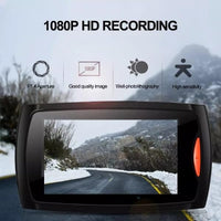 1 x RAW Customer Returns Dashcam car camera car front and rear recorder Full HD video - car surveillance camera - wide angle panorama motion detection G-sensor night vision microphone dash cam car - RRP €35.28