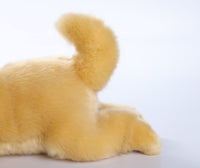 1 x RAW Customer Returns CU-MATE Golden Retriever Stuffed Animal Simulation Dog - Realistic and Lifelike Soft Handmade Lying Dog Plush Toy Gift for Boys Girls - RRP €30.84