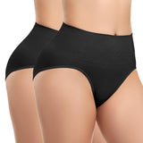 1 x RAW Customer Returns SIMIYA Shapewear Women s Tummy Control Underwear Briefs Tummy Control String Thong Bodice Pants High Waist Bodice Pants Elastic Body Shaper Panties Seamless Underwear Shaping 2 Black, XXL  - RRP €26.99