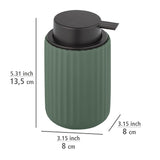 1 x RAW Customer Returns Soap dispenser Belluno Green Ceramic - RRP €17.95