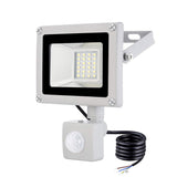 1 x RAW Customer Returns 20W LED spotlight with motion sensor, waterproof IP65 LED floodlight floodlight 1600LM 6500K cold white outdoor spotlight outdoor lighting for garden garage sports field - RRP €18.18