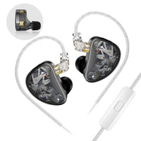 1 x RAW Customer Returns LINSOUL KZ AS24 12BA Hybrid Driver In-Ear Monitor Tunable IEM with Interchangeable 0.78mm Recessed 2-Pin Silver Plated OFC Cable for Audiophile Musicians Tunable Version, with Mic  - RRP €176.46