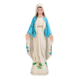 1 x RAW Customer Returns F Fityle Decorative Statues, Virgin Mary Saint Statuette, Catholic Gift for Religious and Home Decoration, Collectible Figurines for Birthday,Blue Coat, 15cm - RRP €19.2