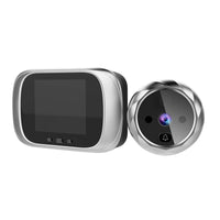 1 x RAW Customer Returns Splenssy Digital Door Peephole Viewer with 2.8 Inch LCD Screen, Support Night Vision Photo Shooting, Digital Door Video Surveillance for Home Security Silver  - RRP €41.99