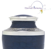 1 x Brand New Eternal Harmony Urn for Human Ashes Carefully handcrafted funeral urn with elegant finishes to honor and remember your loved one Large adult urn with velvet pouch - RRP €41.99