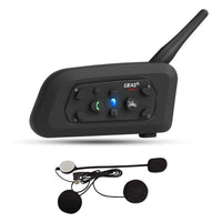 1 x RAW Customer Returns EJEAS V6PRO Motorcycle Intercom Bluetooth Headsets 1200m up to 6 riders DSP noise reduction, waterproof, communication system for motorcycles, 1 piece - RRP €59.98