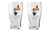 1 x RAW Customer Returns Guinness Toucan Pint Glasses, Set of 2 - RRP €19.92