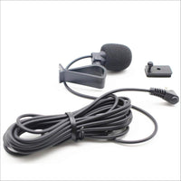 2 x RAW Customer Returns 3.5mm external microphone with 3m mounting cable Mic for car and vehicle head unit with Bluetooth enabled stereo, radio, GPS and DVD - RRP €17.98