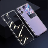 3 x Brand New Holilo Case for Oppo Find N3 Flip 5G, PC Cell Phone Case Anti-Scratch Thin Protective Case All-Round Protection Shockproof Cover All-Round Protection - Transparent - RRP €64.8