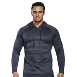 3 x Brand New Ychnaim Men s Hoodie Fleece Sweat Body fit Long Sleeve Top Running Hoodie Sweat with Reflective Strips Color Dark Gray Size S - RRP €68.4