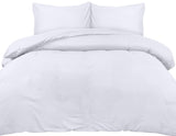 1 x RAW Customer Returns Utopia Bedding bed linen 200x200 set - microfiber duvet cover 200x200 cm 2 pillowcases 50x75 cm - white - RRP €18.46