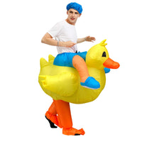 1 x RAW Customer Returns JASHKE Inflatable Costume Duck Costumes Inflatable Halloween Costumes for Adults - RRP €39.99