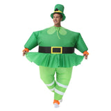 1 x RAW Customer Returns JASHKE St. Patrick s Day Costume for Adults Inflatable Leprechaun Costumes Adult Costume as St. Patrick s Day Gift - RRP €35.99