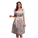 1 x RAW Customer Returns Mayround Elegant Dirndl Ladies Traditional Dress, 2-piece Dirndl Dress Traditional Costume including Traditional Skirt Dirndl Apron for Oktoberfest Carnival Celebrations - RRP €109.99