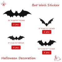 2 x Brand New MEZHEN Halloween Hanging Sign Trick or Treat Decoration Door Happy Halloween Decorations Wall Sticker Bat Window Halloween Pumpkin Party Decor - RRP €29.08